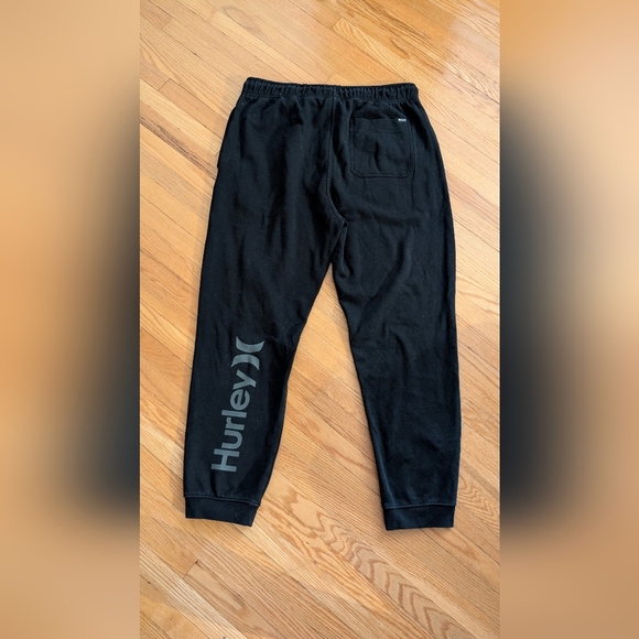 Hurley Black Joggers with Relaxed Fit and Soft Fabric - Picture 6 of 8